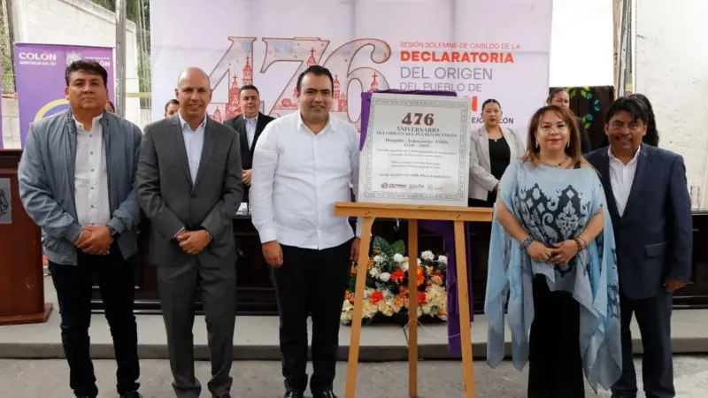 Gaspar Trueba encabeza Sesión Solemne por los 476 años de historia del origen de Colón