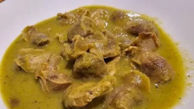 Mollejas de pollo en salsa verde: receta casera para que queden suaves