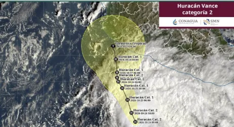 Alertan por lluvias y alto oleaje en Guerrero por el huracán Vance  