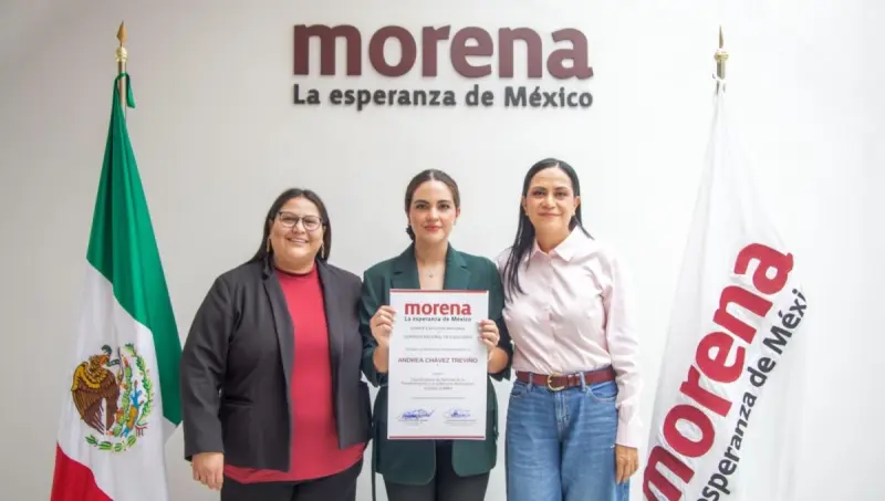 Morena designa a Andrea Chávez como coordinadora en Ciudad Juárez