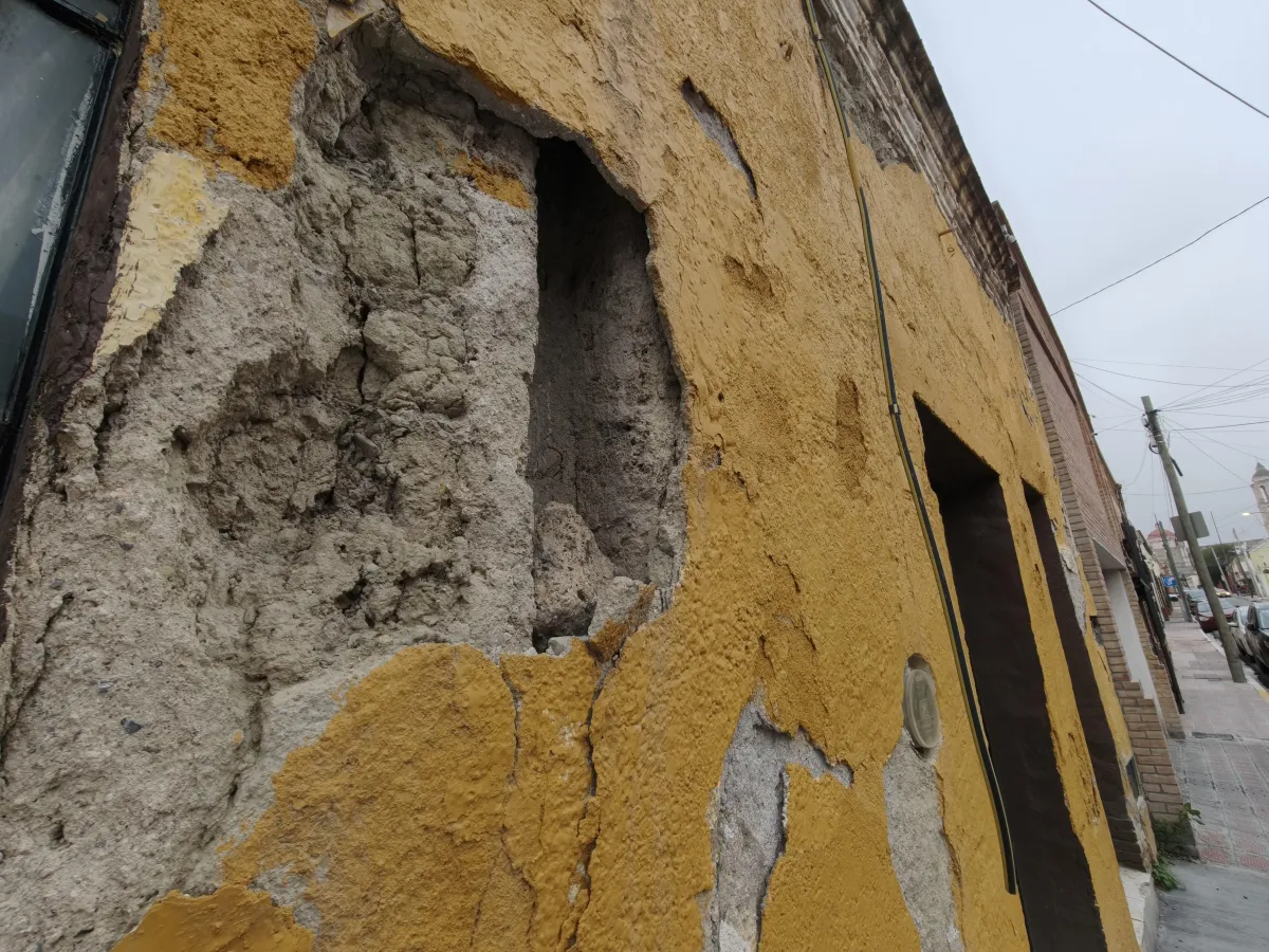 Saltillo: Se triplican casas en riesgo de derrumbe en el Centro Histórico