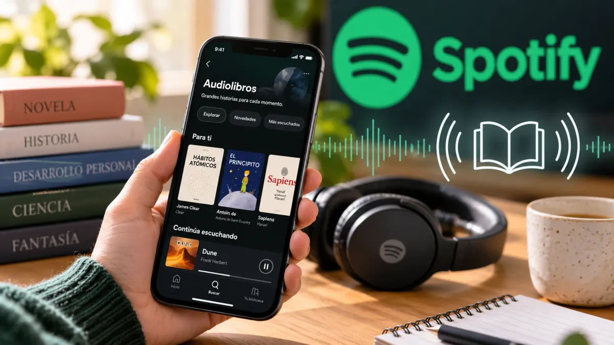 Spotify estrena audiolibros en México: cómo funcionan y cuántas horas puedes escuchar gratis con Premium