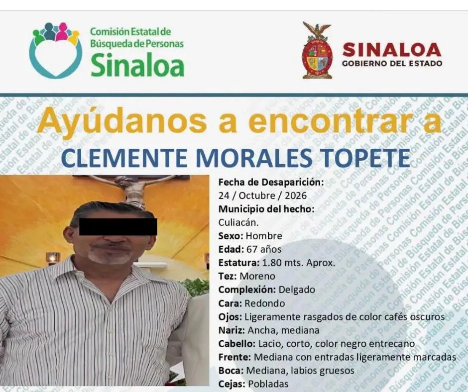 Aparece con vida el sacerdote Clemente Morales en Culiacán tras dos días desaparecido