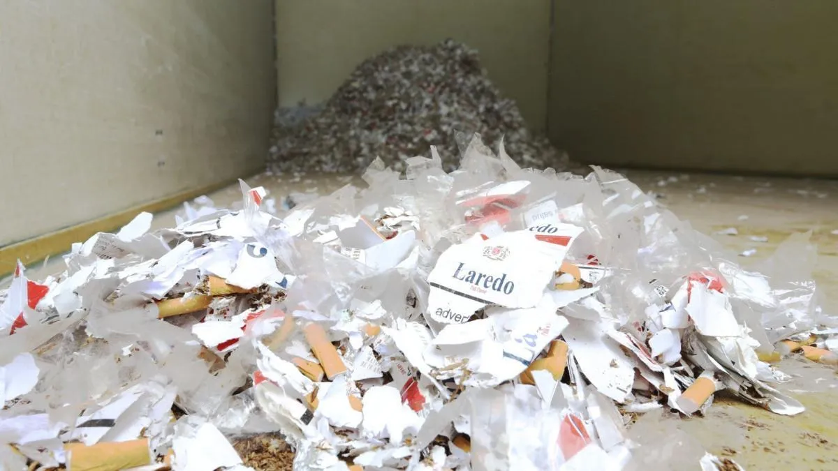 Destruyen más de un millón de cajetillas de cigarros apócrifos