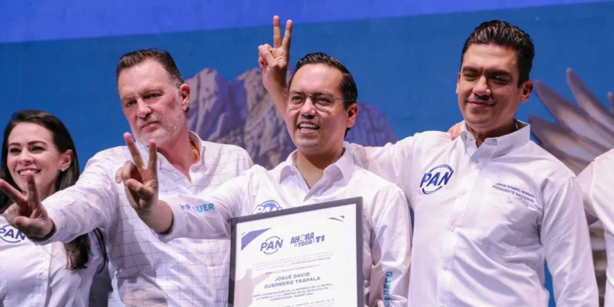 «En Querétaro no va a entrar la inseguridad», garantiza «Chepe» Guerrero al asumir Coordinación del PAN en Corregidora