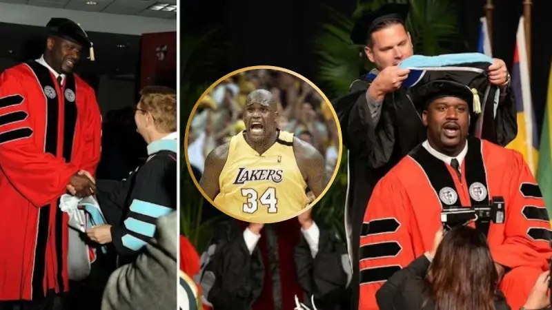 Mientras jugaba en la NBA y construía sus negocios, Shaquille O’Neal completó un doctorado en Educación tras cuatro años y medio de estudios, con 54 créditos cursados y un promedio de 3.813