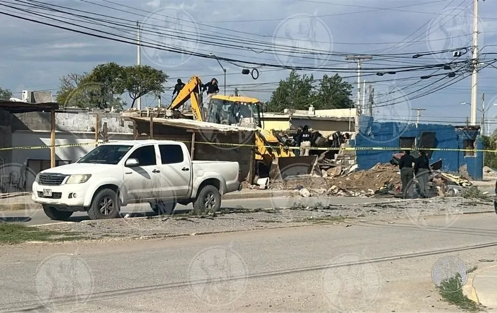 Demuelen casa de Riberas del Bravo en búsqueda de mujer desaparecida
