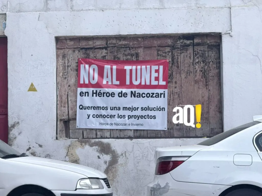 Vecinos se oponen a túnel entre Invierno y Héroes de Nacozari 