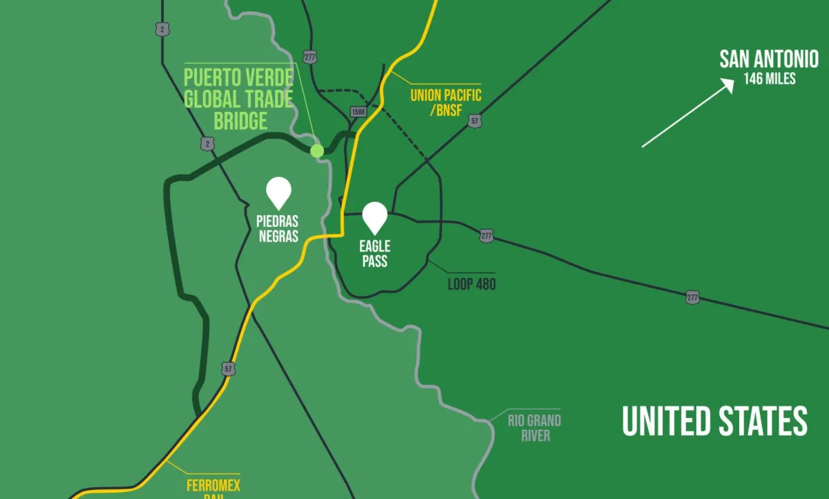 Llega plazo para reportar avances del proyecto Puerto Verde en Piedras Negras