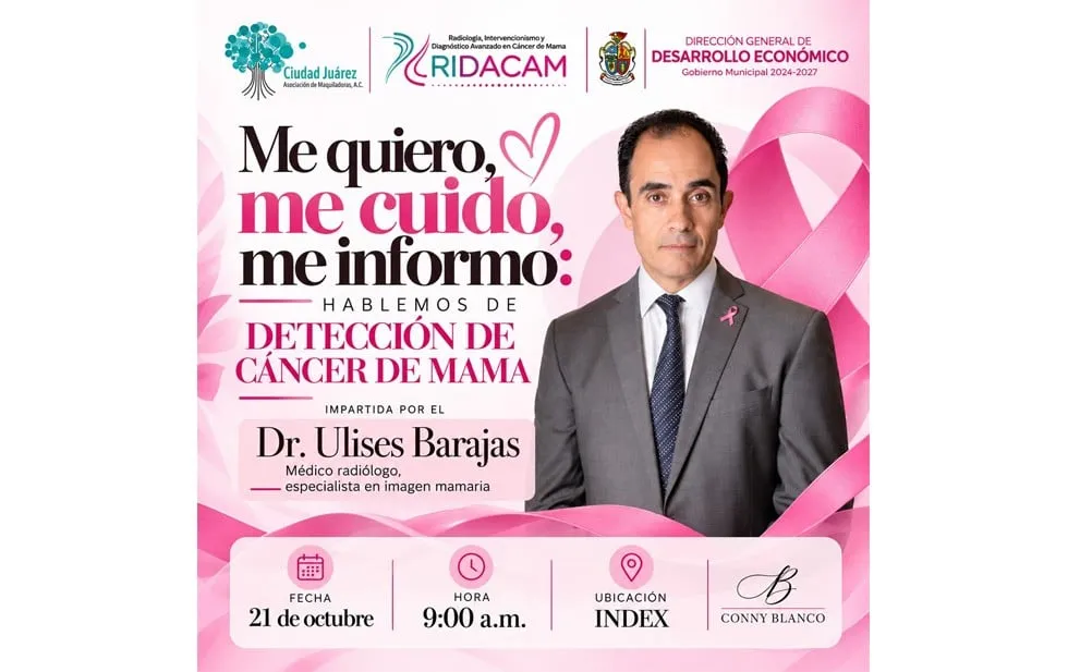 Invitan a plática de detección de cáncer de mama