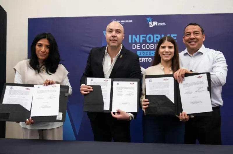 San Juan del Río firma convenio con CMIC para capacitar personal y apoyar al DIF