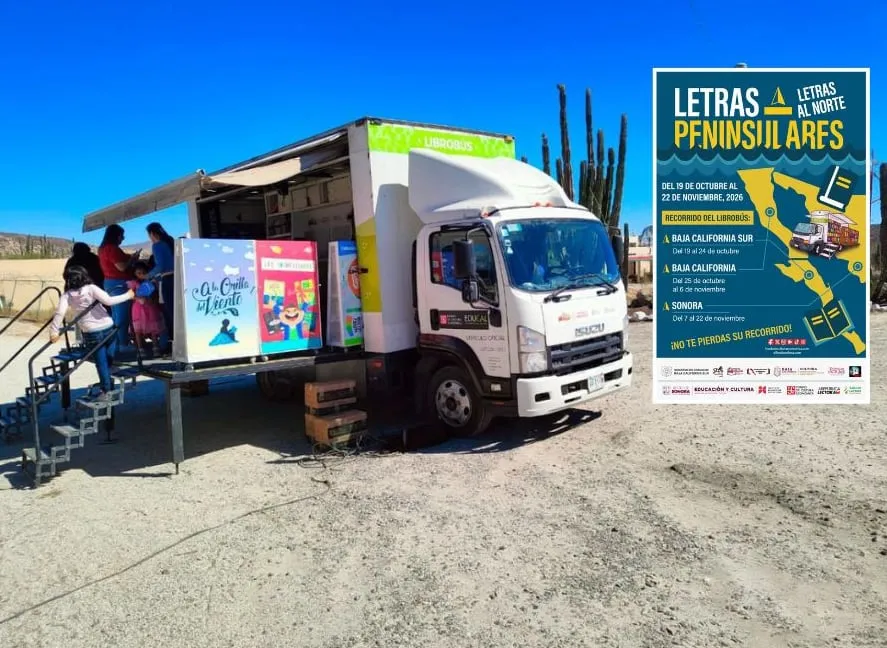 Llevará Librobús libros desde 12 pesos a comunidades de Baja California