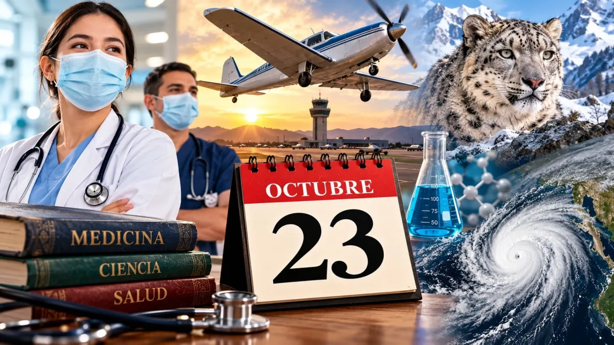 Qué se celebra el 23 de octubre: Día del Médico y Aviación