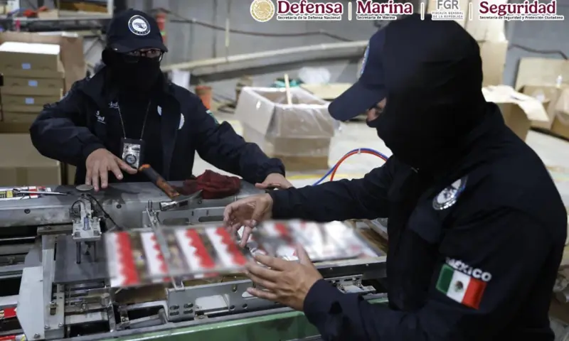 Aseguran 60 toneladas de cigarrillos ilícitos en bodega del Edomex; equivalen a cerca de dos millones de unidades