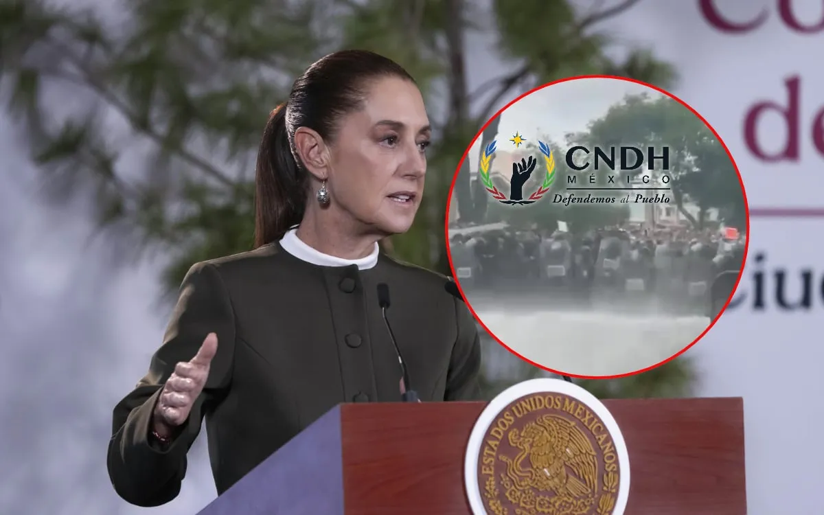 Sheinbaum exige a la CNDH investigar presunta tortura contra jóvenes en Jalisco tras marcha por agua limpia que dejó 39 detenidos y pide castigar a responsables: “Es inadmisible”