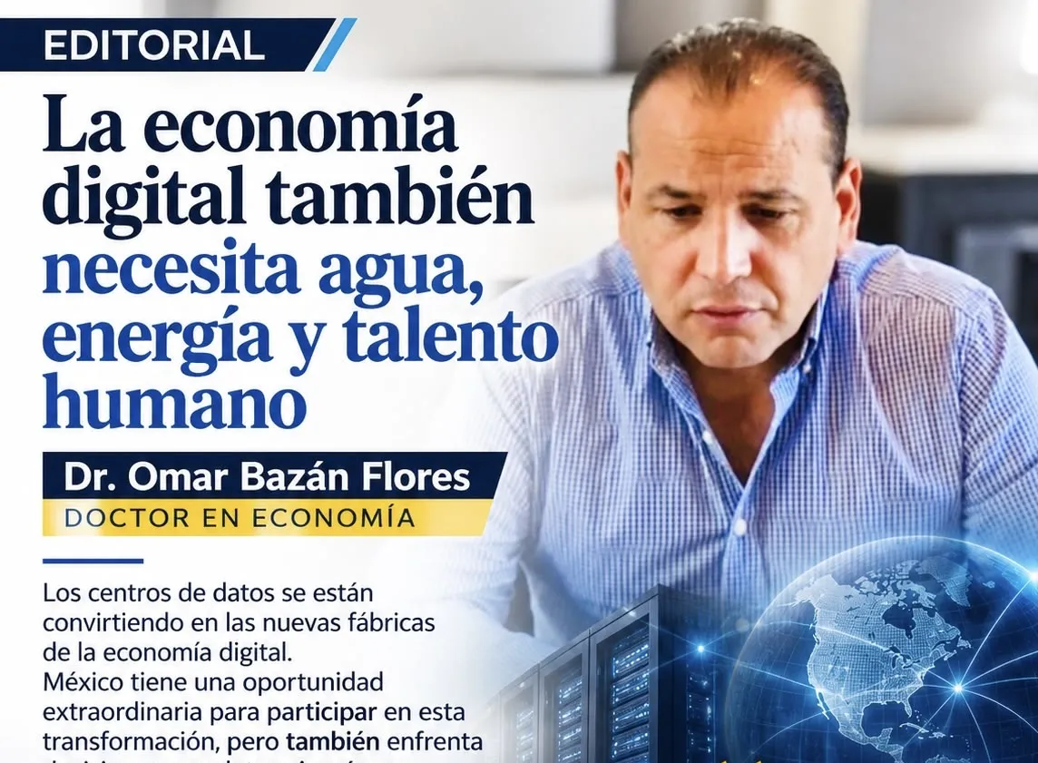 La economía digital también necesita agua, energía y talento humano