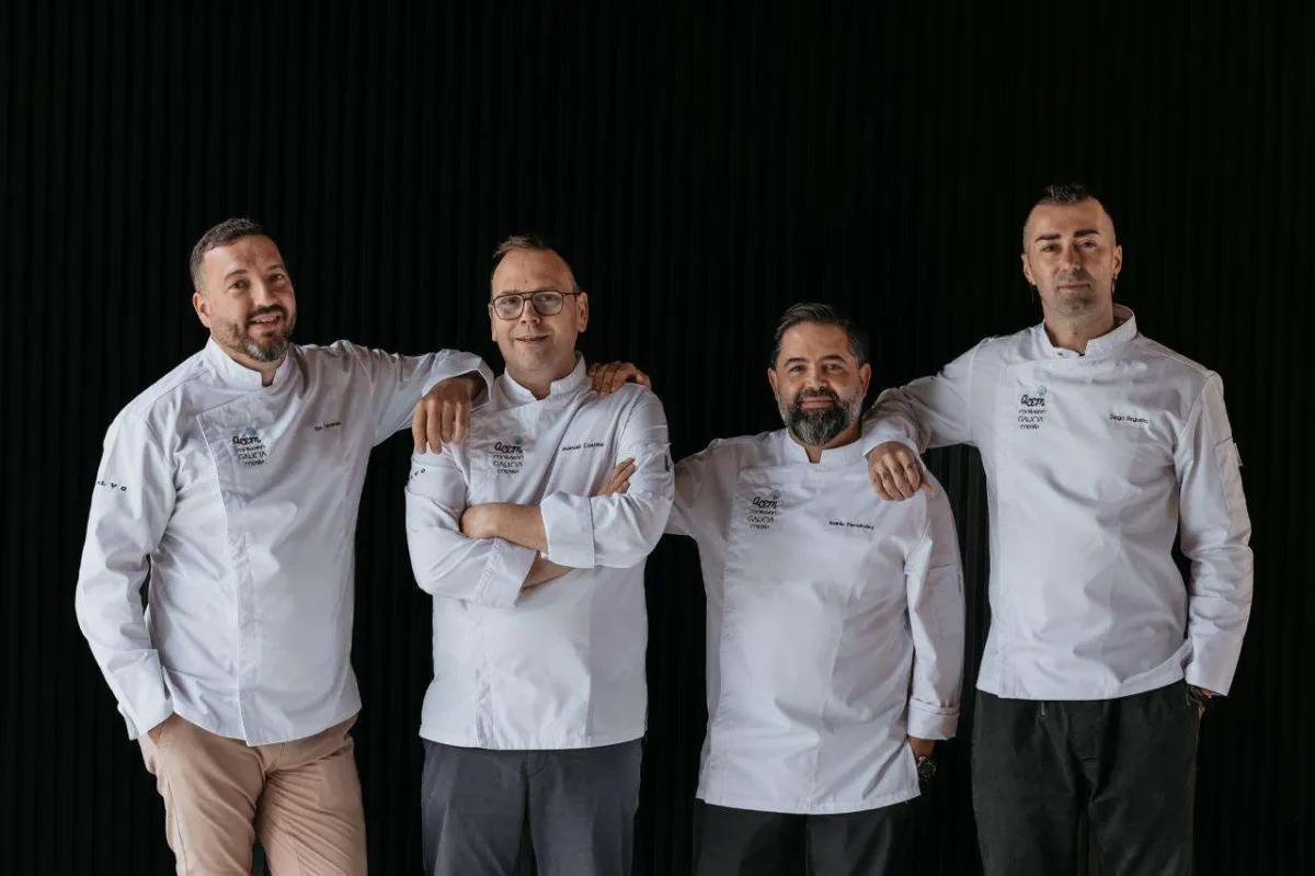 Cuatro chefs Michelin convierten Santa Comba en capital de la gastronomía gallega