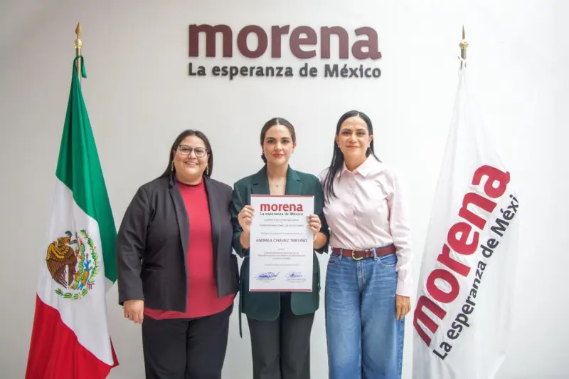 Morena manda a Andrea Chávez a pelear Ciudad Juárez