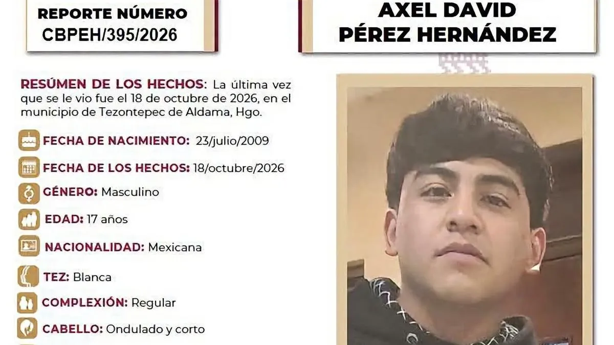 Desaparece joven de 17 años en Hidalgo; se cree que cayó al río Salado