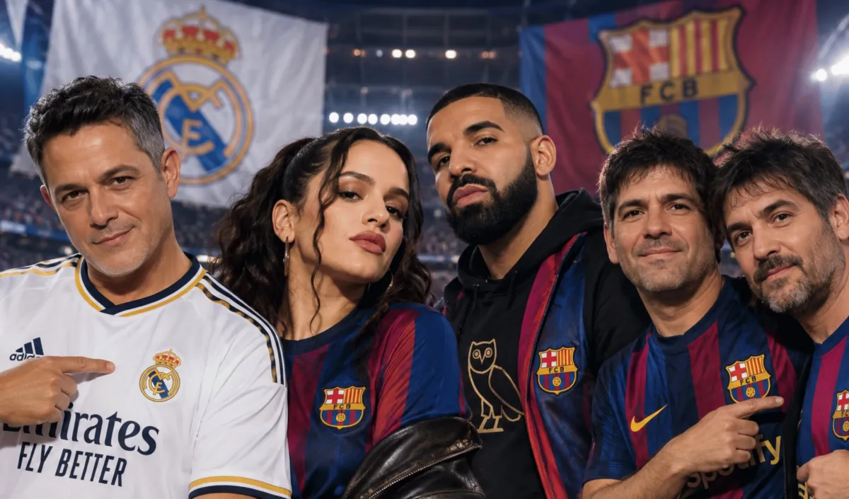 El Clásico de los famosos: ¿quiénes apoyan al Real Madrid y al Barcelona?