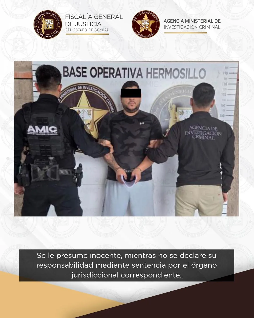 Detienen en Hermosillo a ‘El Chore’, operador de ‘Los Gigios’ requerido por la DEA por fentanilo