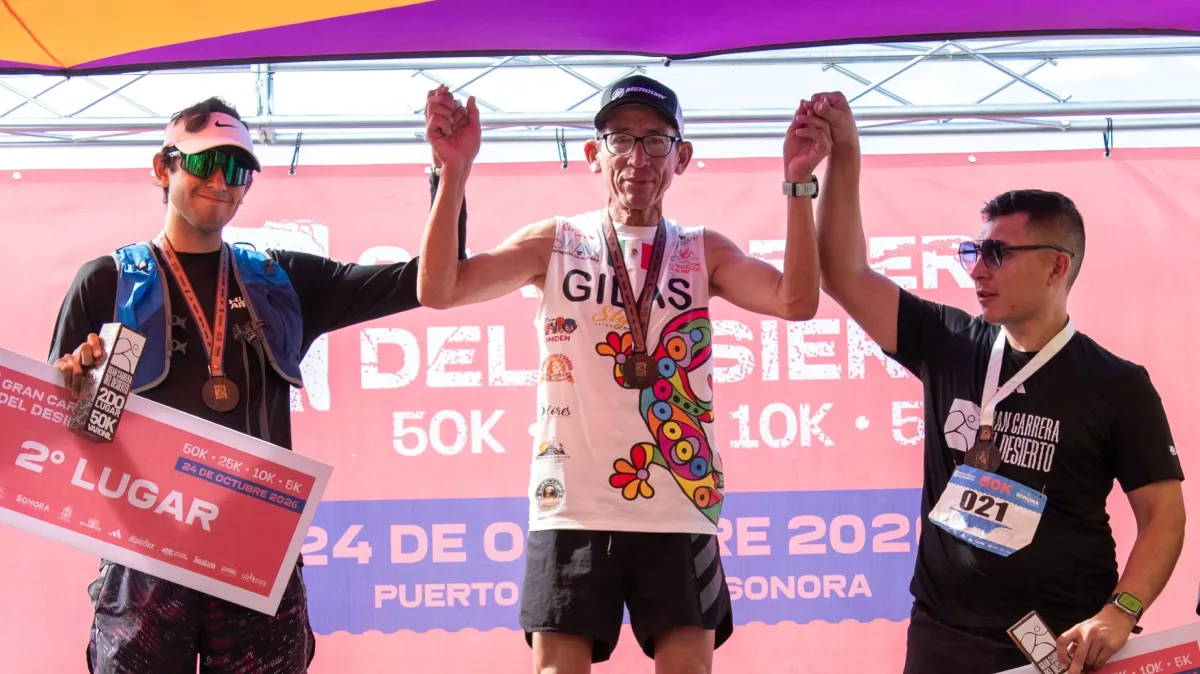 Se imponen Miguel Corpus y Catherine Castro en Gran Carrera del Desierto