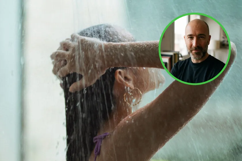 Luis Barberena, instructor: "30 segundos bajo el agua fría, te regulan el cortisol"