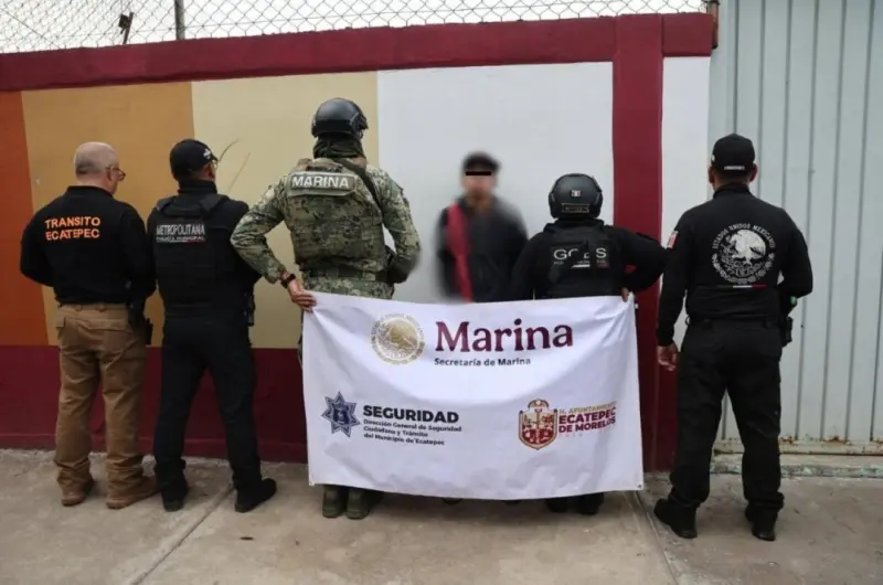 Traía menor presunta droga oculta en plumones escolares en Ecatepec