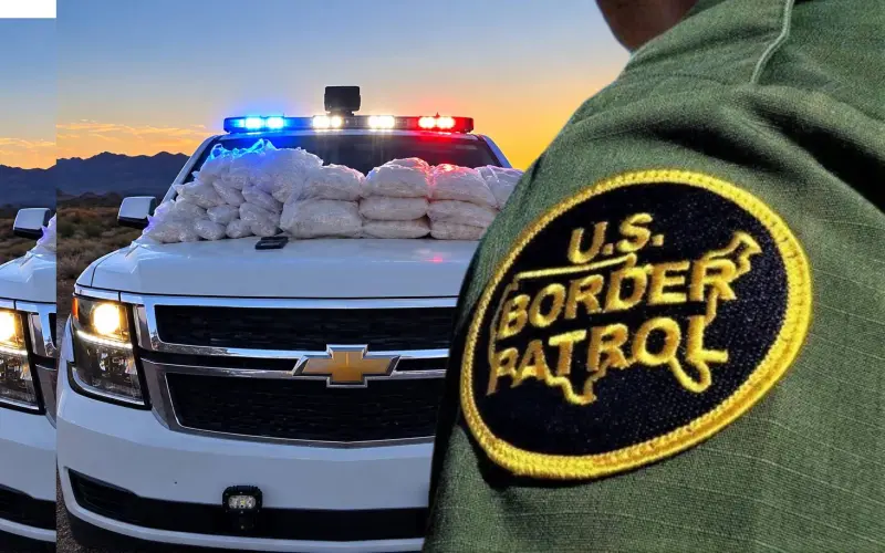 Patrulla Fronteriza incauta 32 kilos de metanfetamina durante detención de vehículo