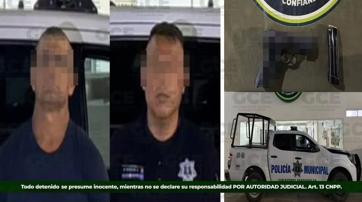 Detiene Guardia Civil a 2 presuntos policías de San Vicente con un arma