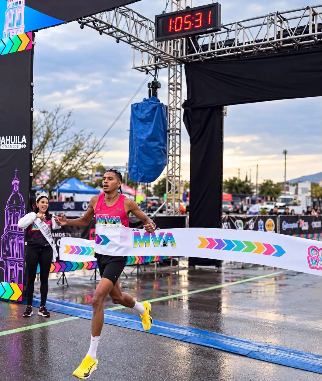 Ulises Loza conquista el bicampeonato del 21K Monclova 2026: estos fueron los tiempos del podio