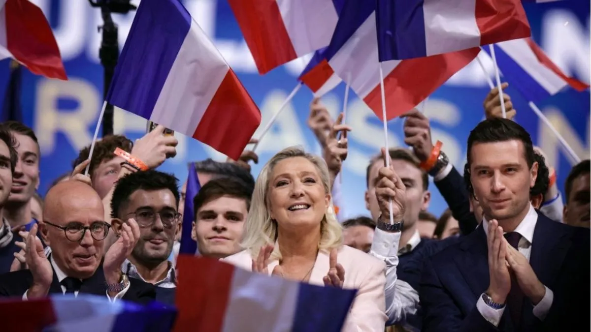 Marine Le Pen lanza campaña presidencial en Francia y promete restablecer el orden