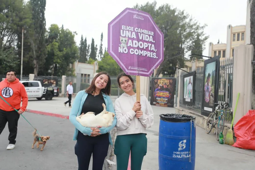 Ruta Recreativa de Saltillo combina ejercicio, salud y adopción de mascotas