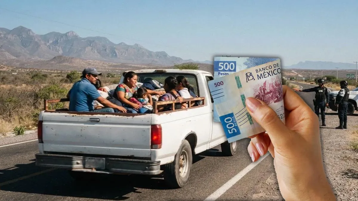 Multarán con 2 mil 932 pesos (25 UMAs) a todas las camionetas que continúen aplicando esta práctica común en México en carreteras federales
