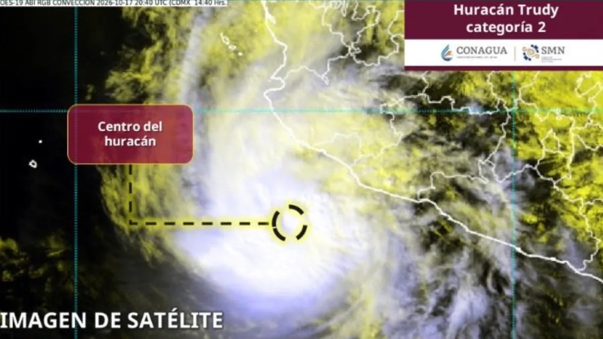 Clima 18 de octubre: frente frío 2 provocará lluvias en Veracruz, Tabasco y Oaxaca; Trudy amenaza al Pacífico