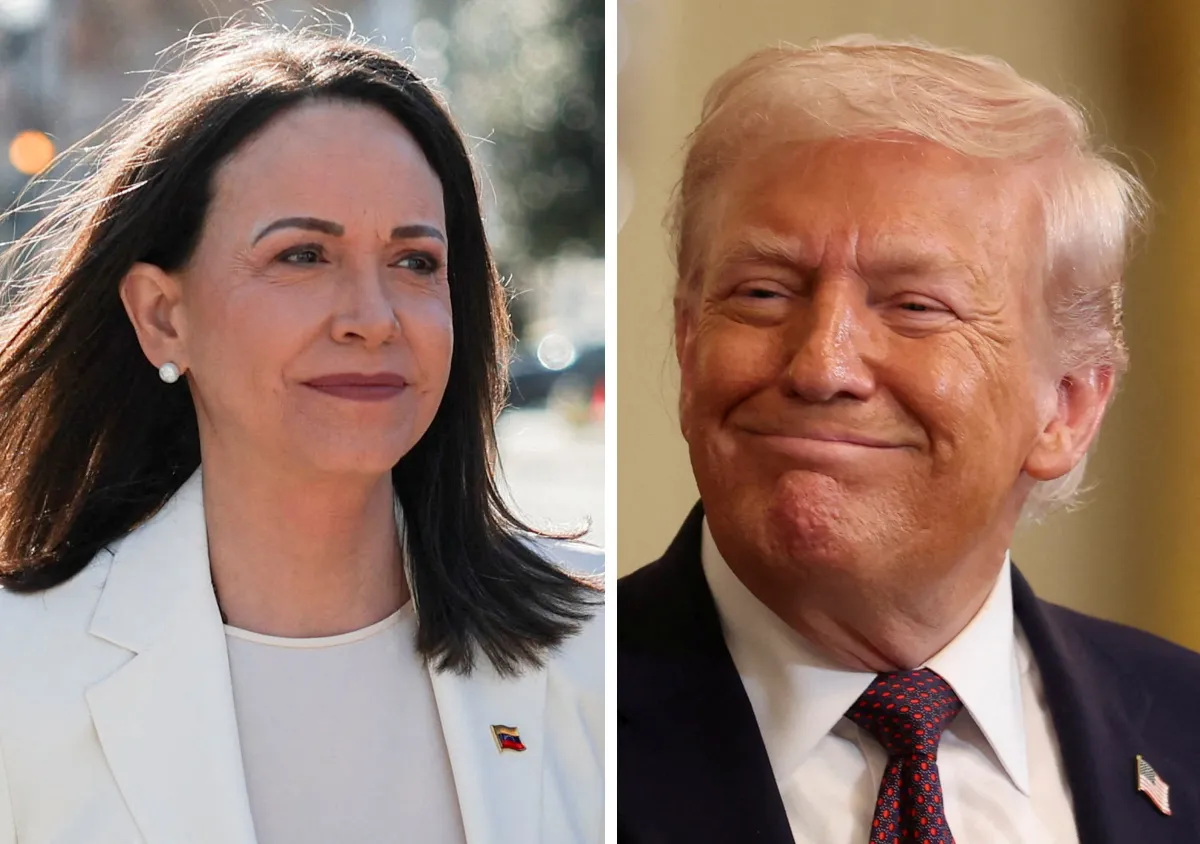 “Espero que esté a salvo. Es una mujer muy agradable”: Trump reacciona tras regreso de María Corina a Venezuela