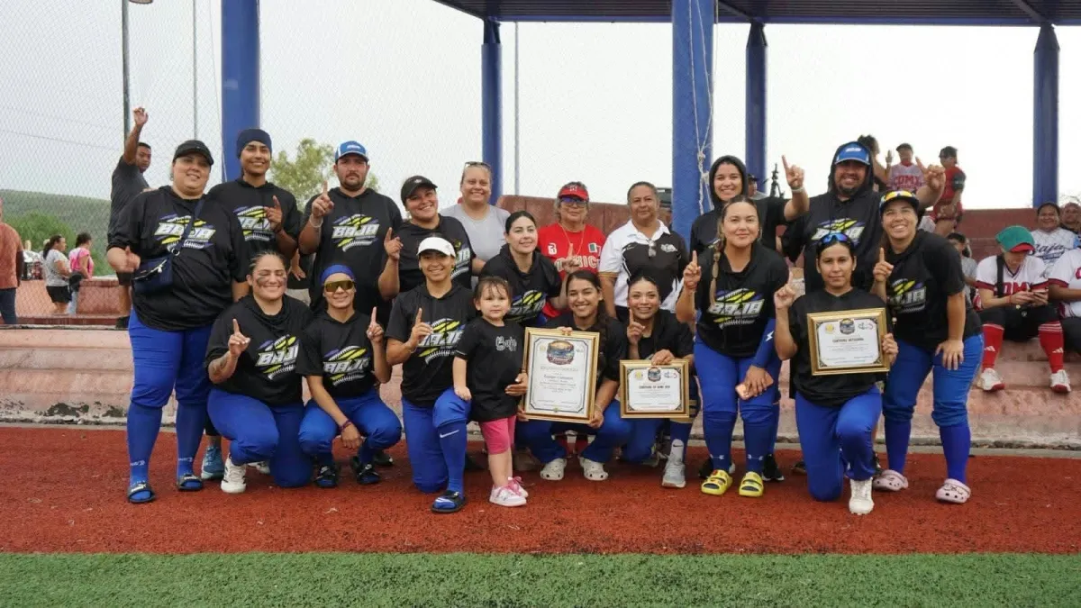 Baja California conquista invicto el Campeonato Nacional de Softbol Máster