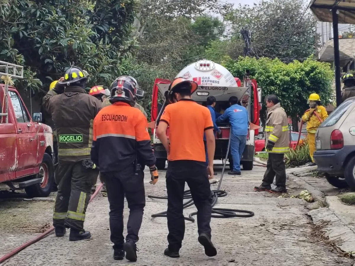 PC Municipal de Xalapa atiende reporte por fuga de gas