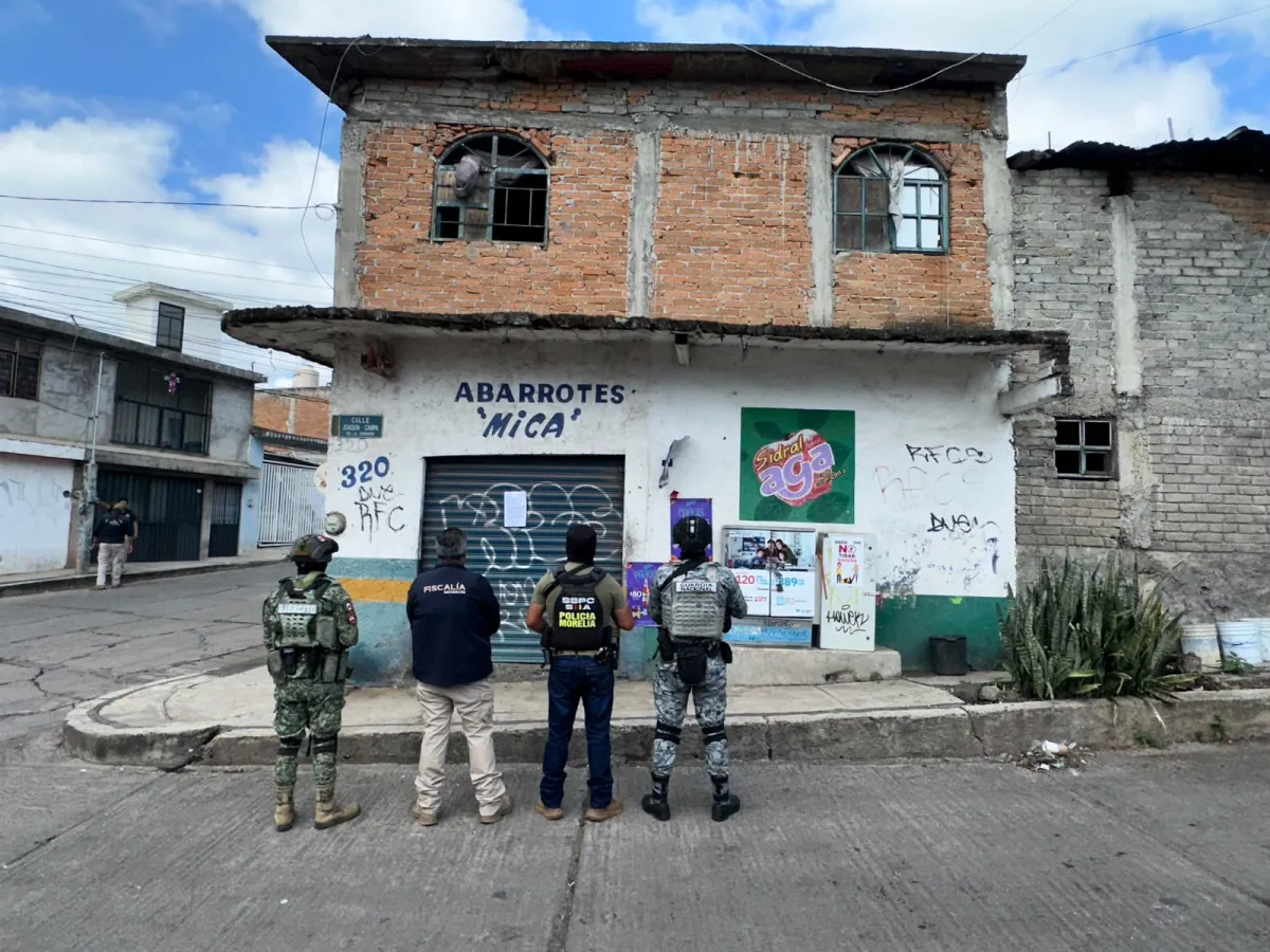 Aseguran metanfetamina en cateo en La Esperanza, Morelia