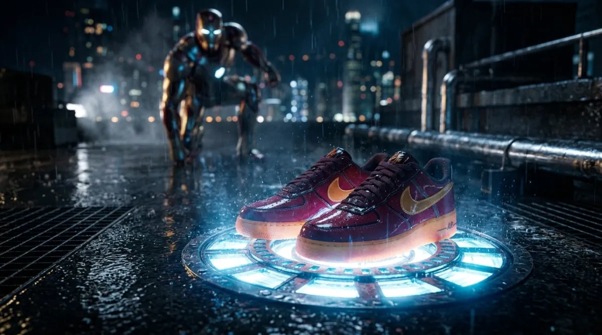 Nike revive la nostalgia de Iron Man con unas impresionantes Air Force 1 de charol