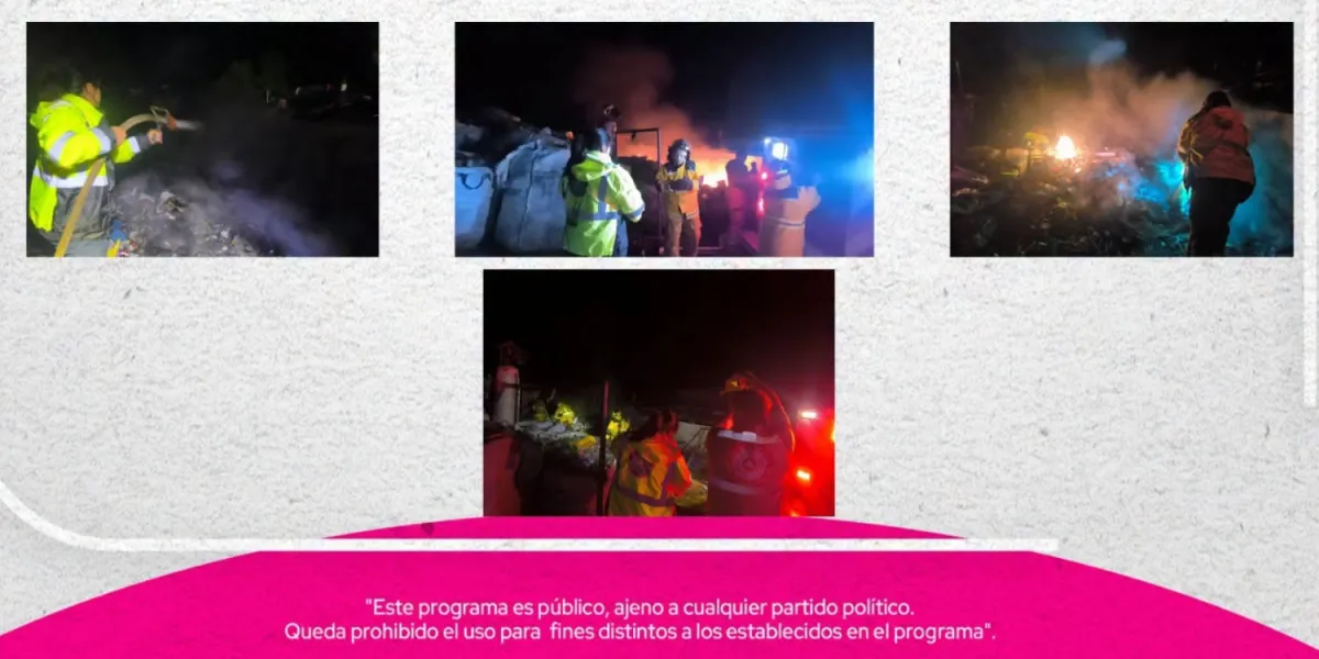 Sofocan incendio en recicladora de El Madroño