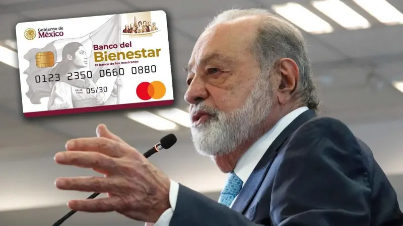 Carlos Slim le entra al Banco del Bienestar... Telmex se adjudica contrato de hasta mil 486 mdp para conectar las 3 mil 149 sucursales en México