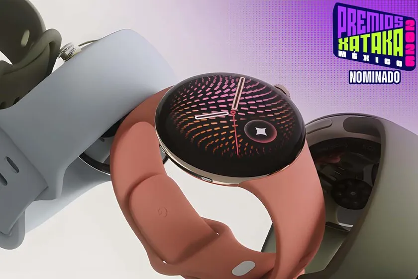Reloj con bonita pantalla de domo y seguimiento de salud preventiva. Puedes hablar con Gemini desde la muñeca