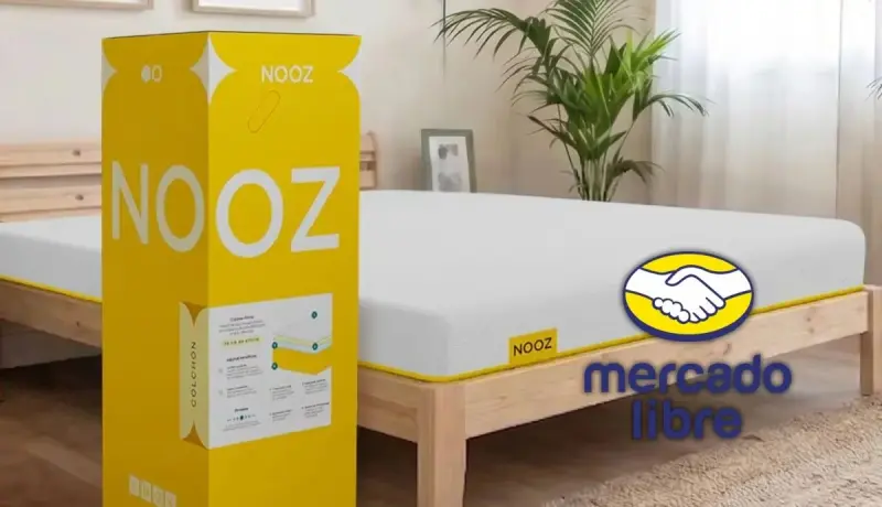 Colchón matrimonial en caja de alta densidad recibe descuento del 69 por ciento en Mercado Libre con envío gratis