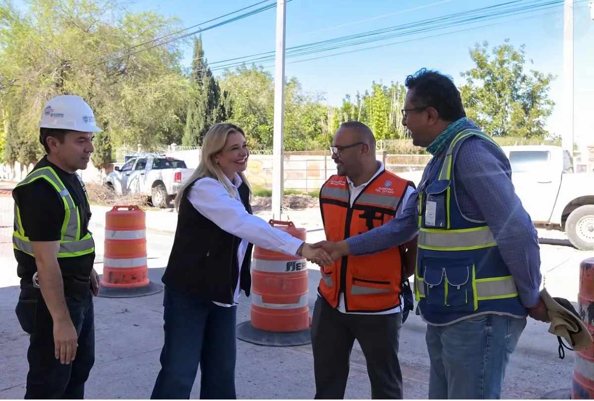 Supervisa Maru Campos construcción del puente Fuerza Aérea y Palestina