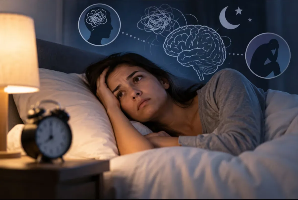 Dormir mal puede aumentar riesgo de ansiedad y depresión