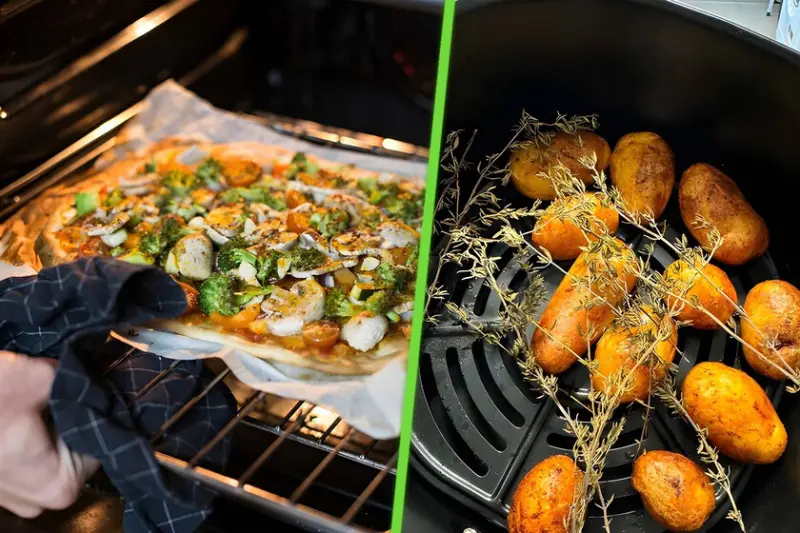 Cuál electrodoméstico consume más electricidad: ¿el horno o la freidora de aire?