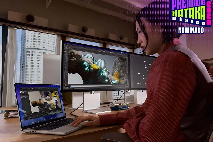 Laptop de Apple con procesador ultra poderoso y pantalla nanotexturizada. Su batería dura hasta 24 horas