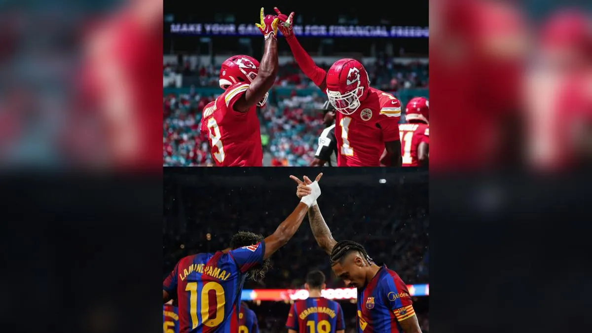 ¡Gracias, Barcelona! Kansas City reconoce a Yamal y Raphinha por inspirar su festejo en la NFL