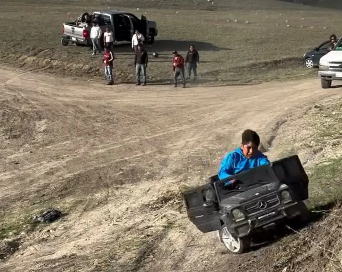Doble accidente en el rancho deja un lesionado durante juegos infantiles